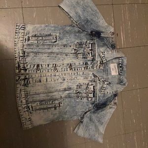 Acid Wash Denim Jacket